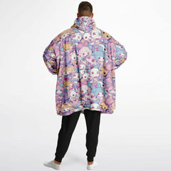 Cute pastel creepy dolls pattern Snug Hoodie