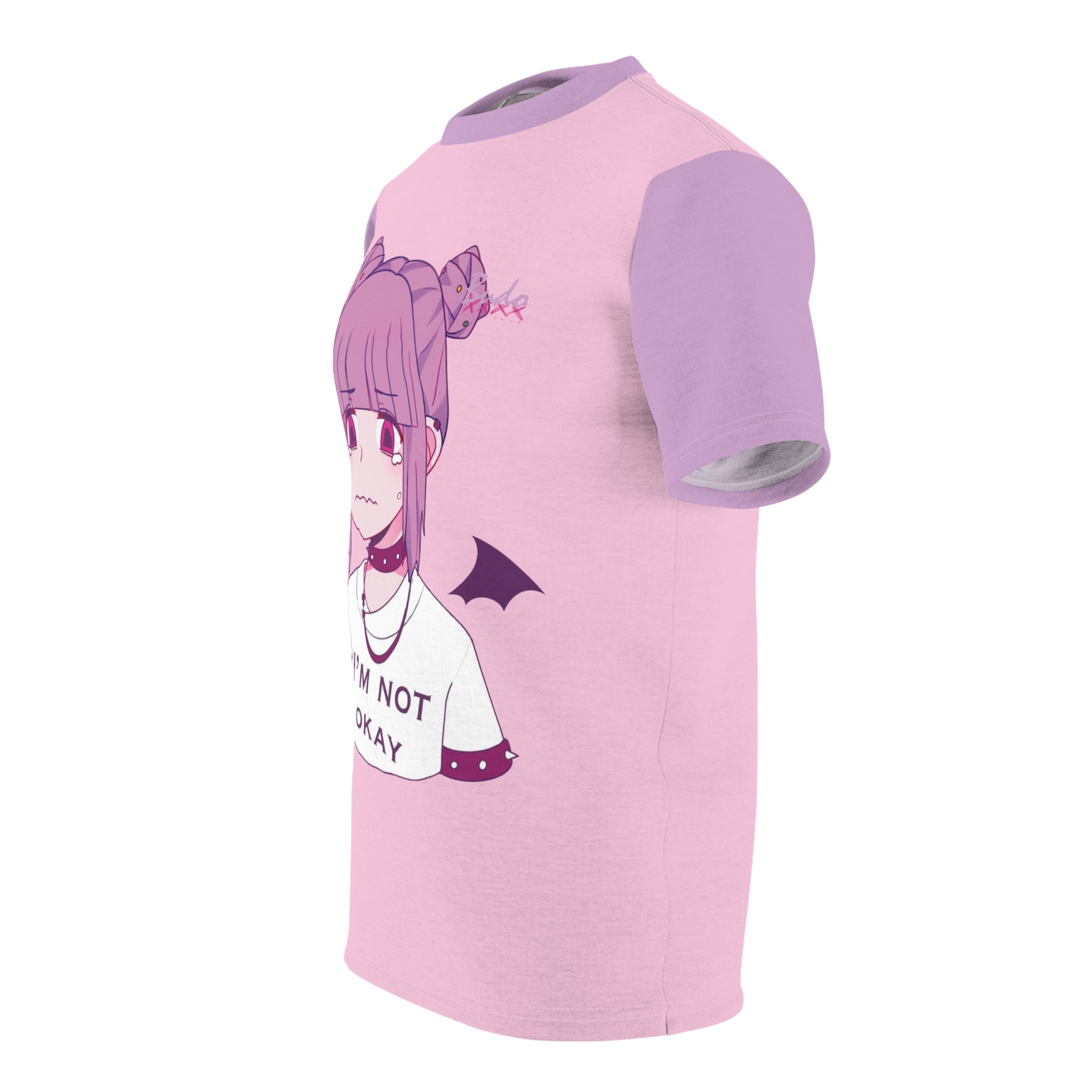 Budo V2 Kawaii Sad Anime Girl Unisex AOP Cut & Sew Tee