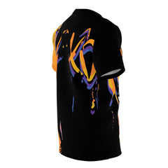 Tori - Orange tornado - Neko skater anime girl Unisex AOP Cut & Sew T-shirt