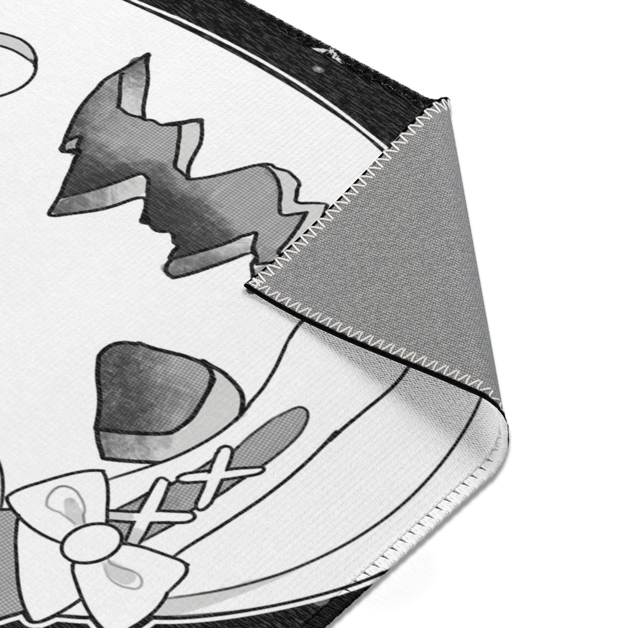 Yuuki B&W - Kawaii witch cute anime Area Rug