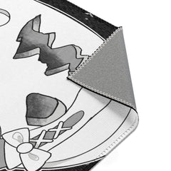 Yuuki B&W - Kawaii witch cute anime Area Rug