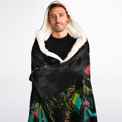 Kandi Cute Yandere Anime Girl Hooded Blanket