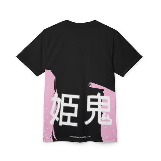 Oni-Hime - Demon Princess Monochrome - All Over T-Shirt