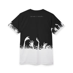 BW Chiroko Kawaii Creepy Cute Demon Anime Girl Unisex AOP Cut & Sew T-shirt