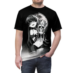 Ahmya V2 -B&W- Unisex AOP Cut & Sew Tee