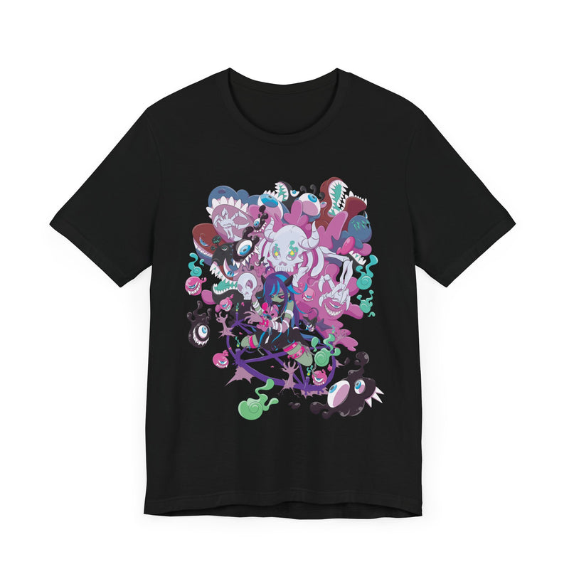 Chiroko V2 - Creepy cute pastelgoth necromancer Anime Girl Unisex T-shirt