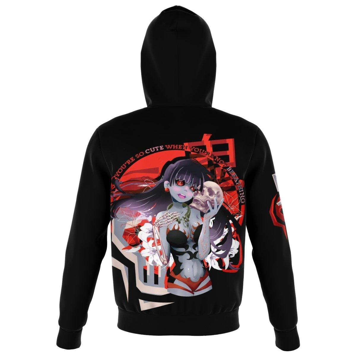 Ahmya Unisex AOP Zip Hoodie - kawaiiwaru
