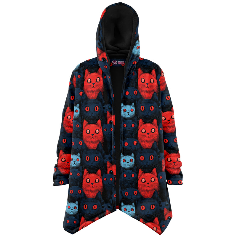 Cats of doom Japanese creepy art Cloak