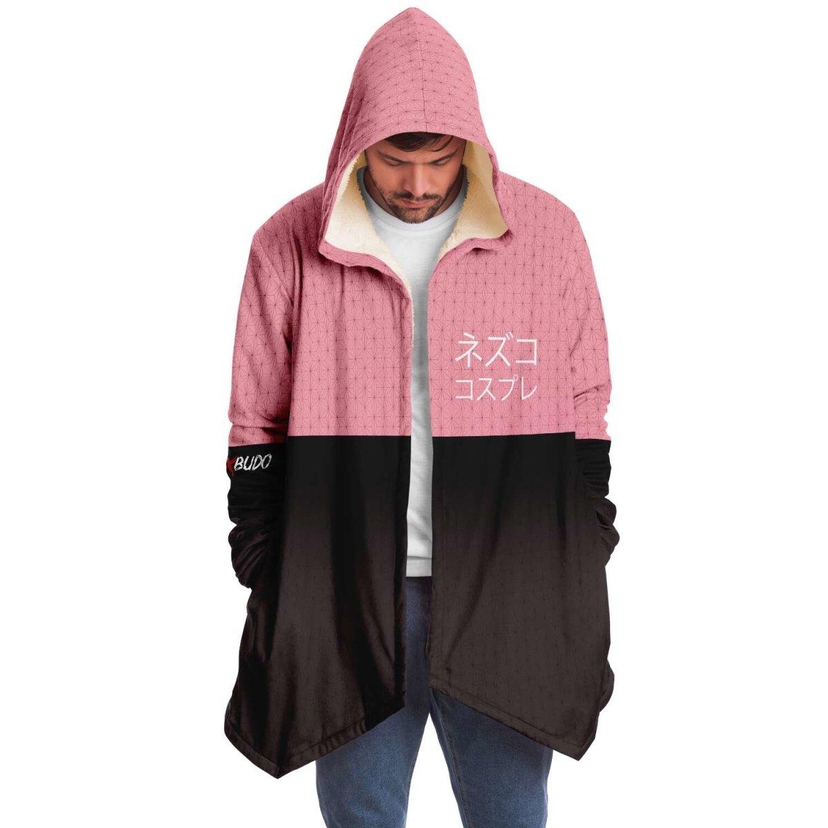 Budo cosplaying As Nezuko Cute Anime Girl Cloak - kawaiiwaru