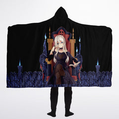 Hikari Sexy Waifu Anime Girl Hooded Blanket