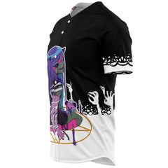 Chiroko creepy anime girl unisex baseball jersey t-shirt - kawaiiwaru
