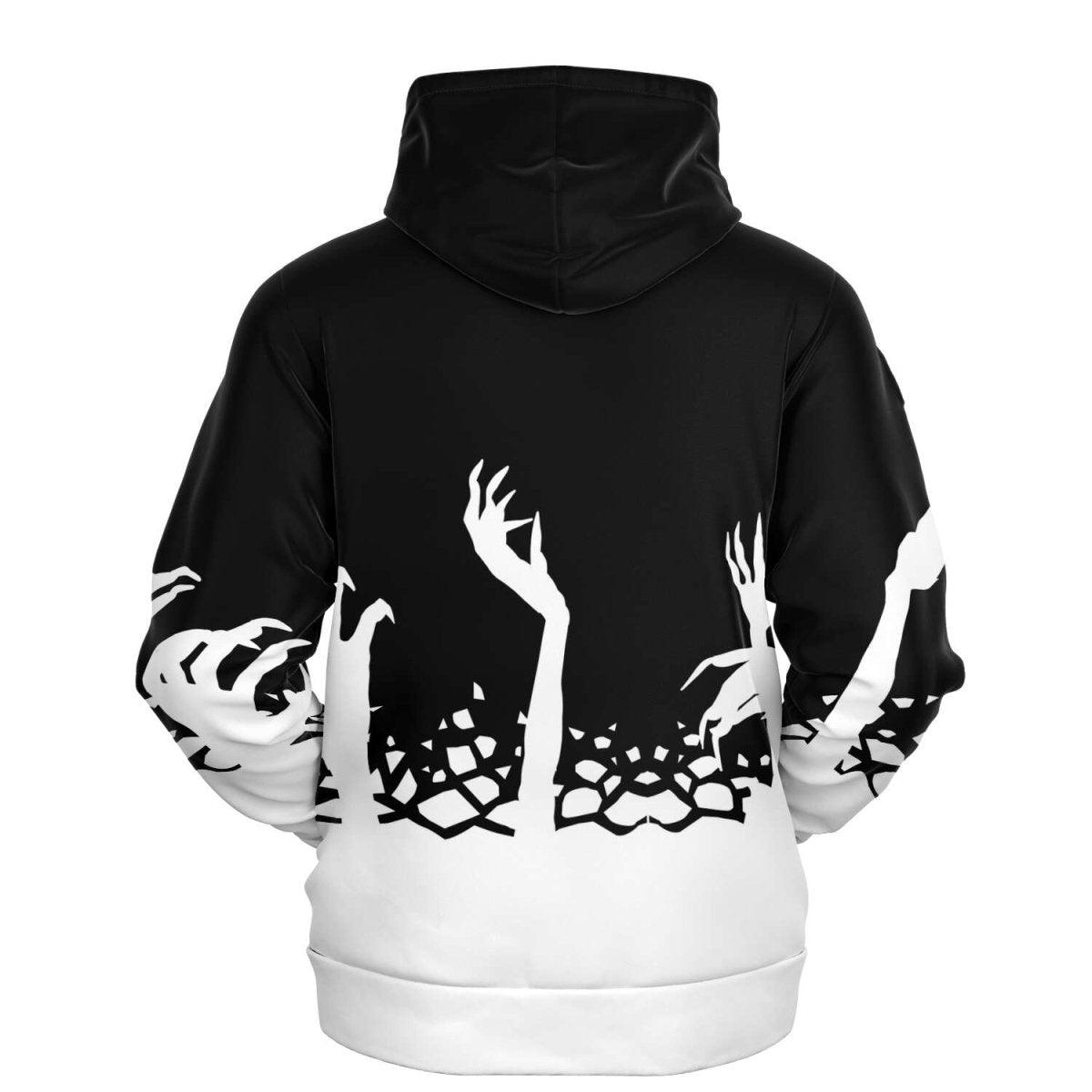 Chiroko Kawaii Creepy Cute Demon Anime Girl Unisex AOP Hoodie - kawaiiwaru