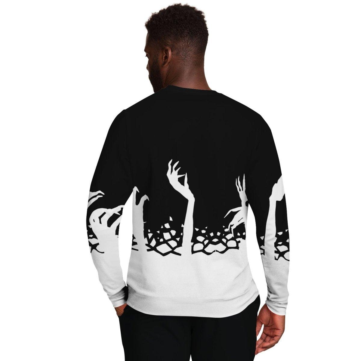 Chiroko Kawaii Creepy Cute Demon Anime Girl Unisex AOP Sweatshirt - kawaiiwaru