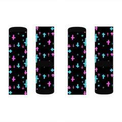 Crosses Black Sublimation Socks - kawaiiwaru