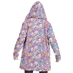 Cute pastel creepy dolls pattern Cloak