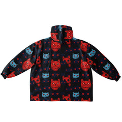 Cats of doom Japanese creepy art Snug Hoodie