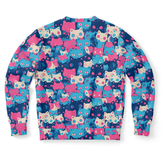 Pastel Cats - All Over Sweatshirt