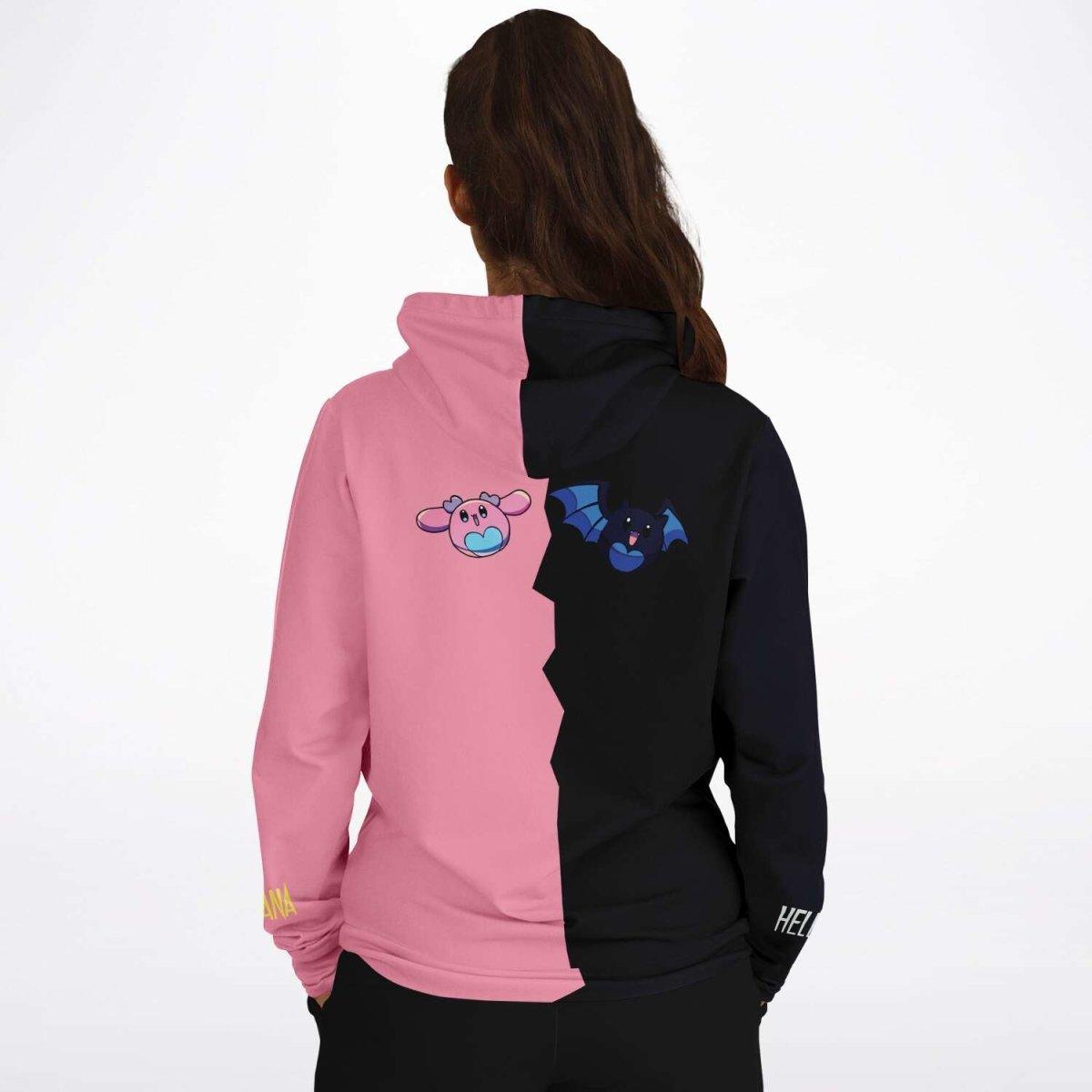 Helena and Helana Kawaii anime Vampire Twins Unisex AOP Hoodie - kawaiiwaru