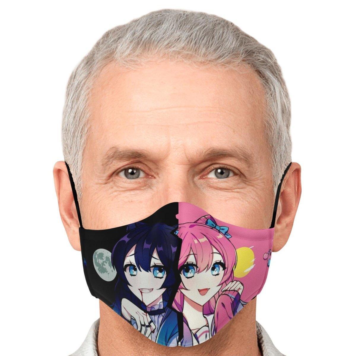 Helena And Helana Kawaii Vampire Twins Anime Face Mask - kawaiiwaru