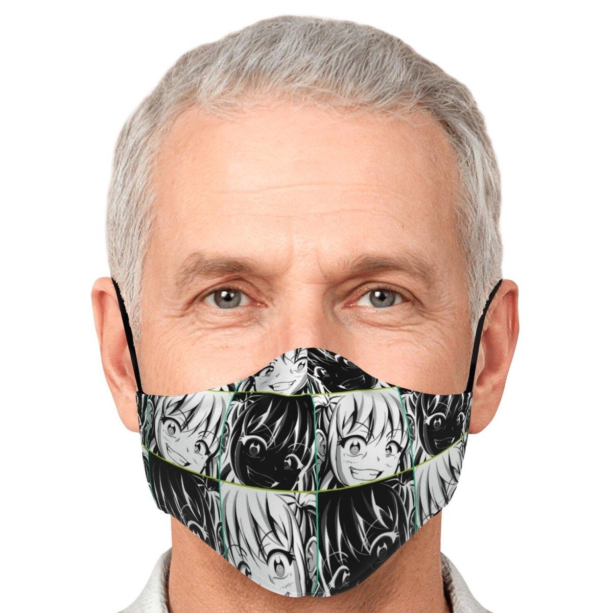 Kandi 2 Cute Yandere Anime Girl Face Mask - kawaiiwaru