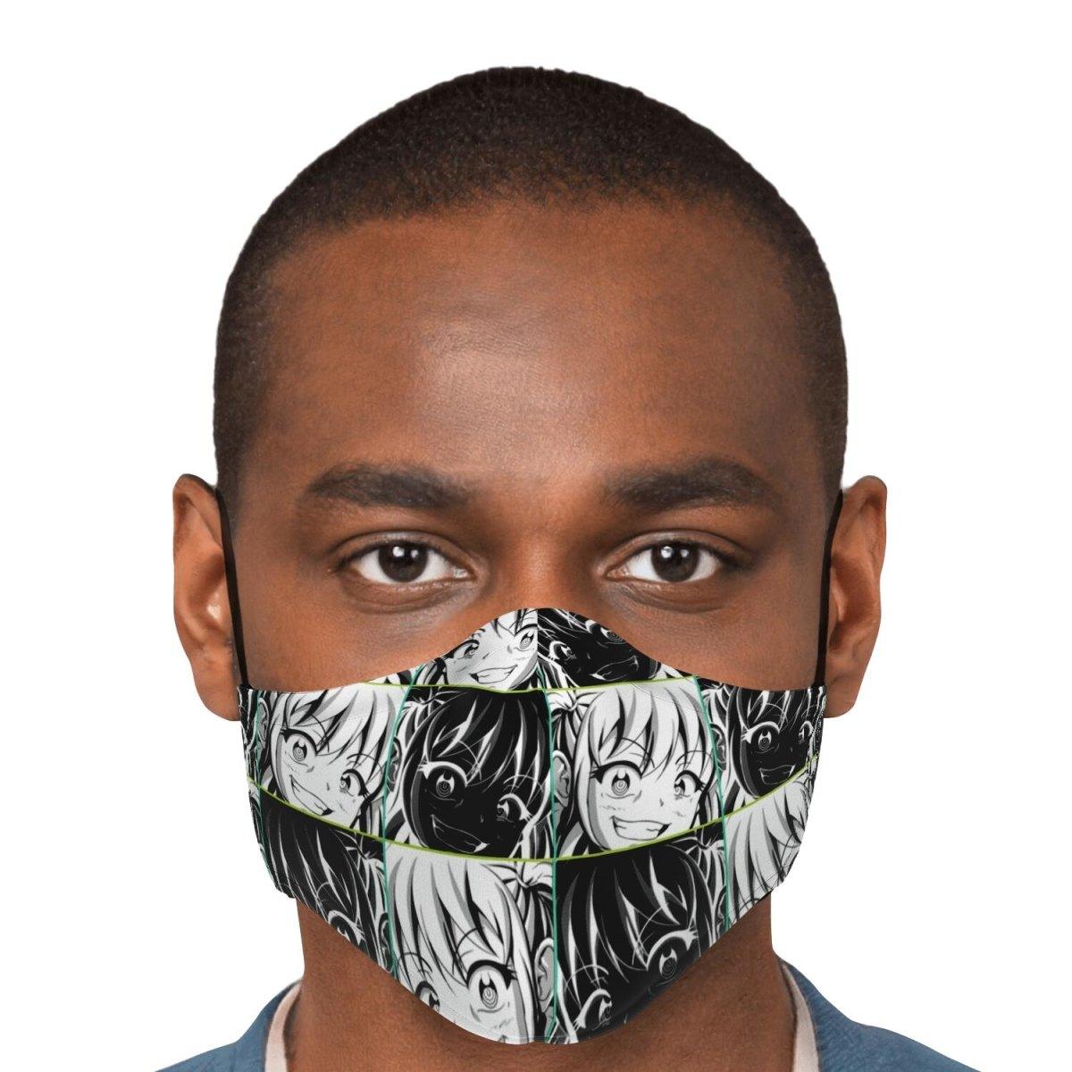 Kandi 2 Cute Yandere Anime Girl Face Mask - kawaiiwaru