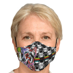 Kandi Cute Yandere Anime Girl Face Mask - kawaiiwaru