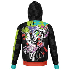 Kandi Cute Yandere Anime Girl Unisex AOP Zip Hoodie - kawaiiwaru