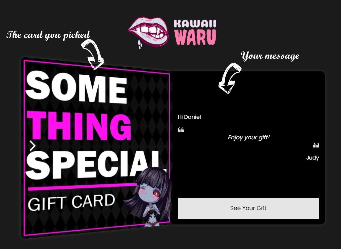 Kawaiiwaru Gift card - kawaiiwaru