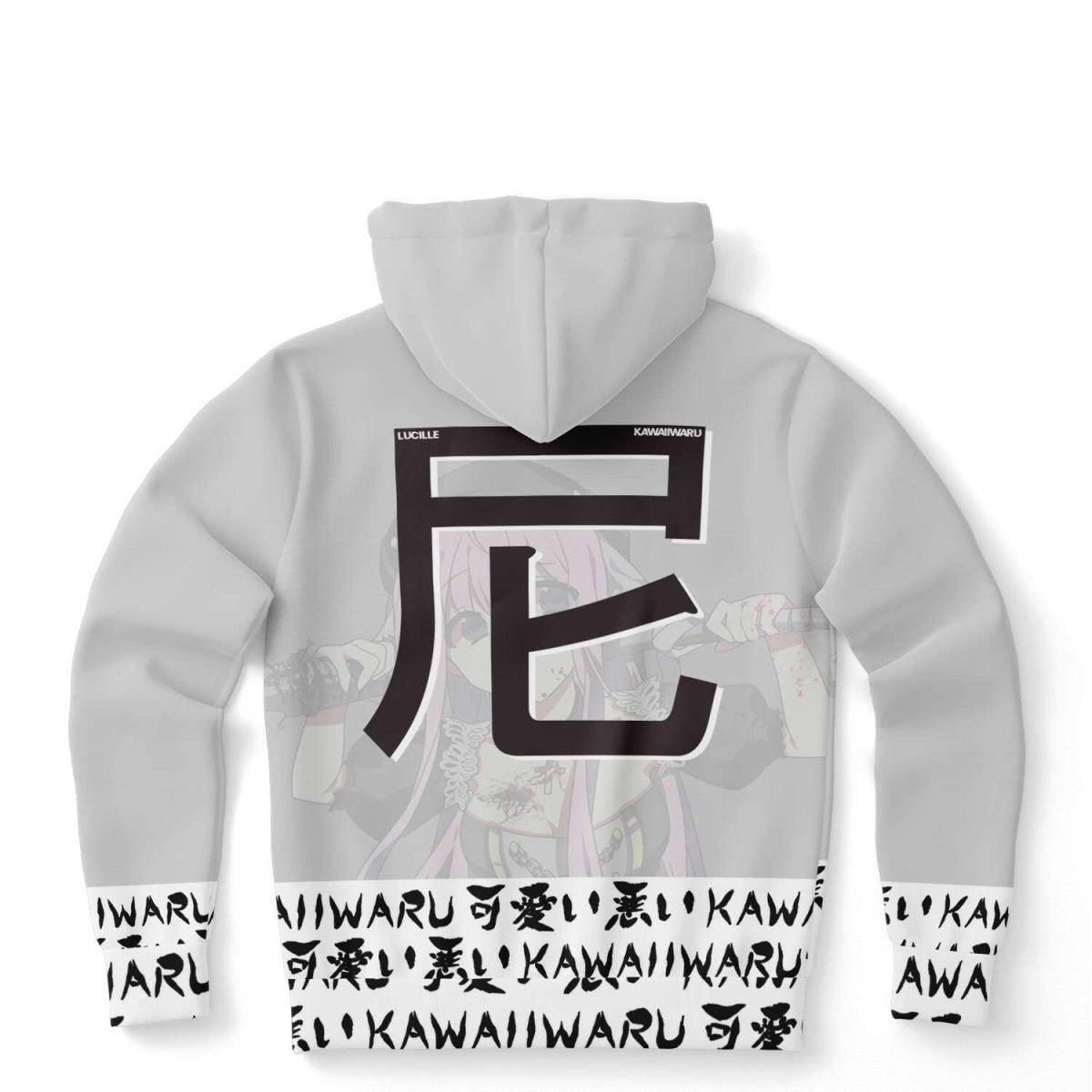 Lucille White Sexy Bad Anime Nun Unisex AOP Hoodie - kawaiiwaru