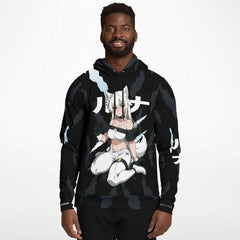 Luna - Wolf girl neko Anime Girl AOP Hoodie - kawaiiwaru