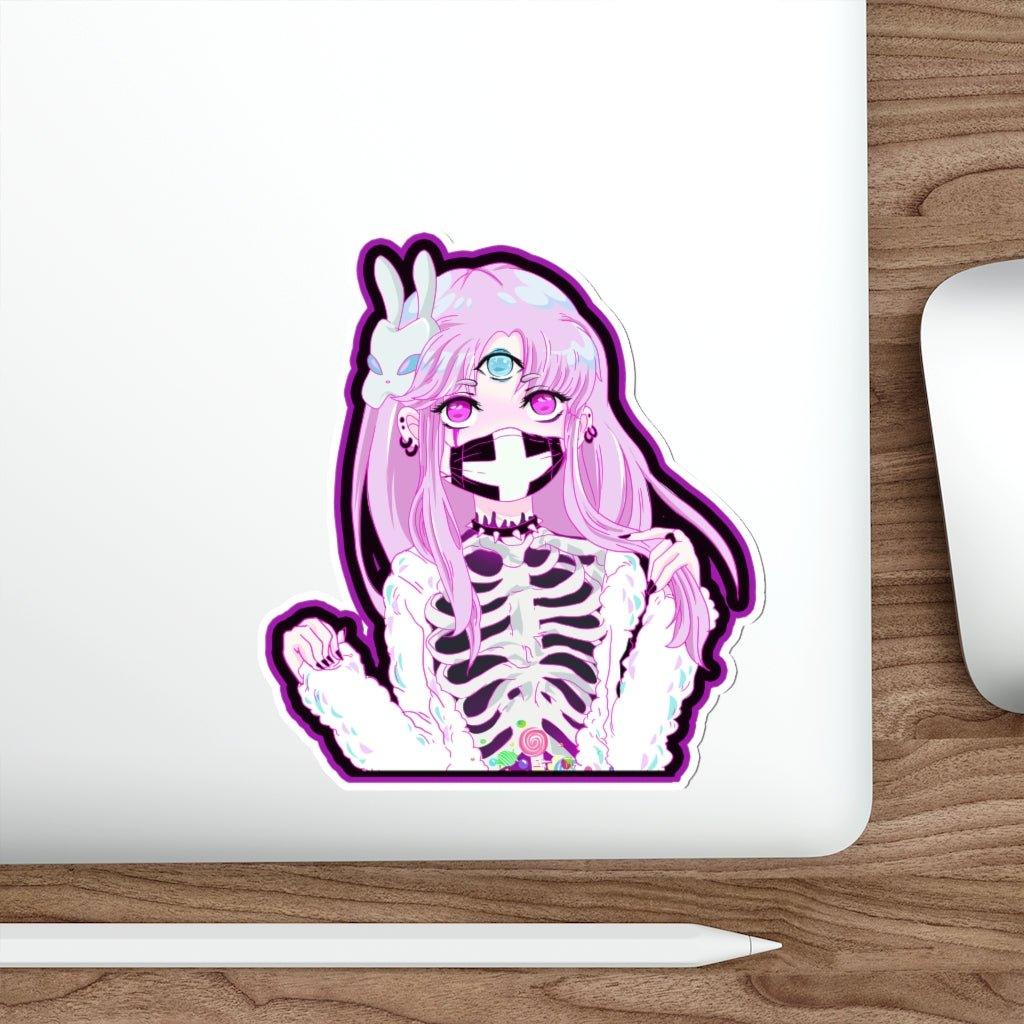 Maaya Creepy Cute anime 1/2 Die-Cut Sticker - kawaiiwaru