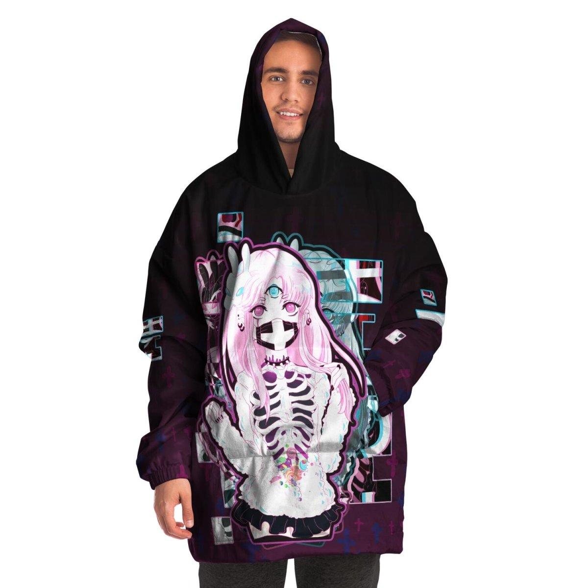 Maaya XP Creepy Cute anime Snug Hoodie - kawaiiwaru