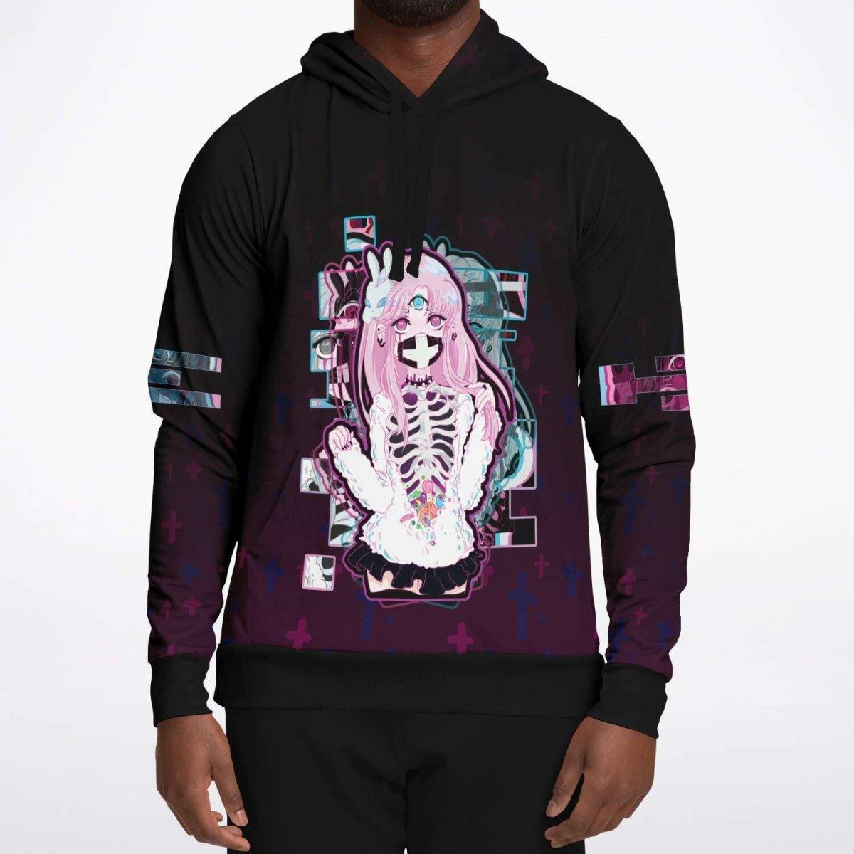 Maaya XP Creepy Cute anime Unisex AOP Hoodie - kawaiiwaru