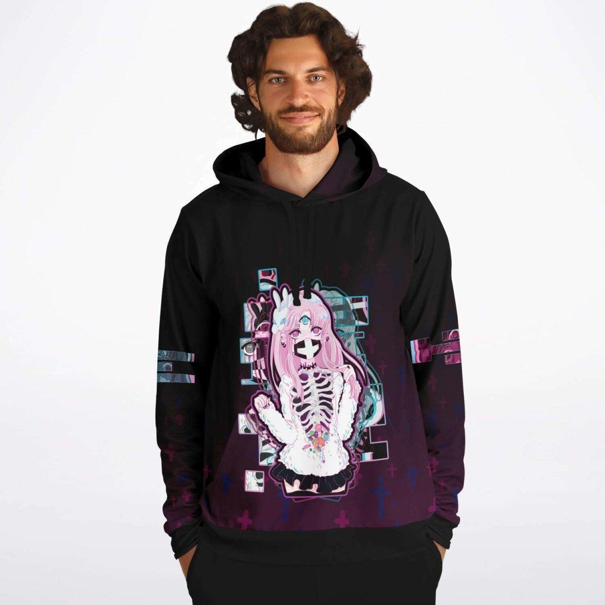 Maaya XP Creepy Cute anime Unisex AOP Hoodie - kawaiiwaru
