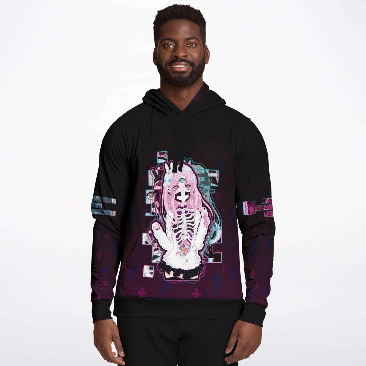 Maaya XP Creepy Cute anime Unisex AOP Hoodie - kawaiiwaru