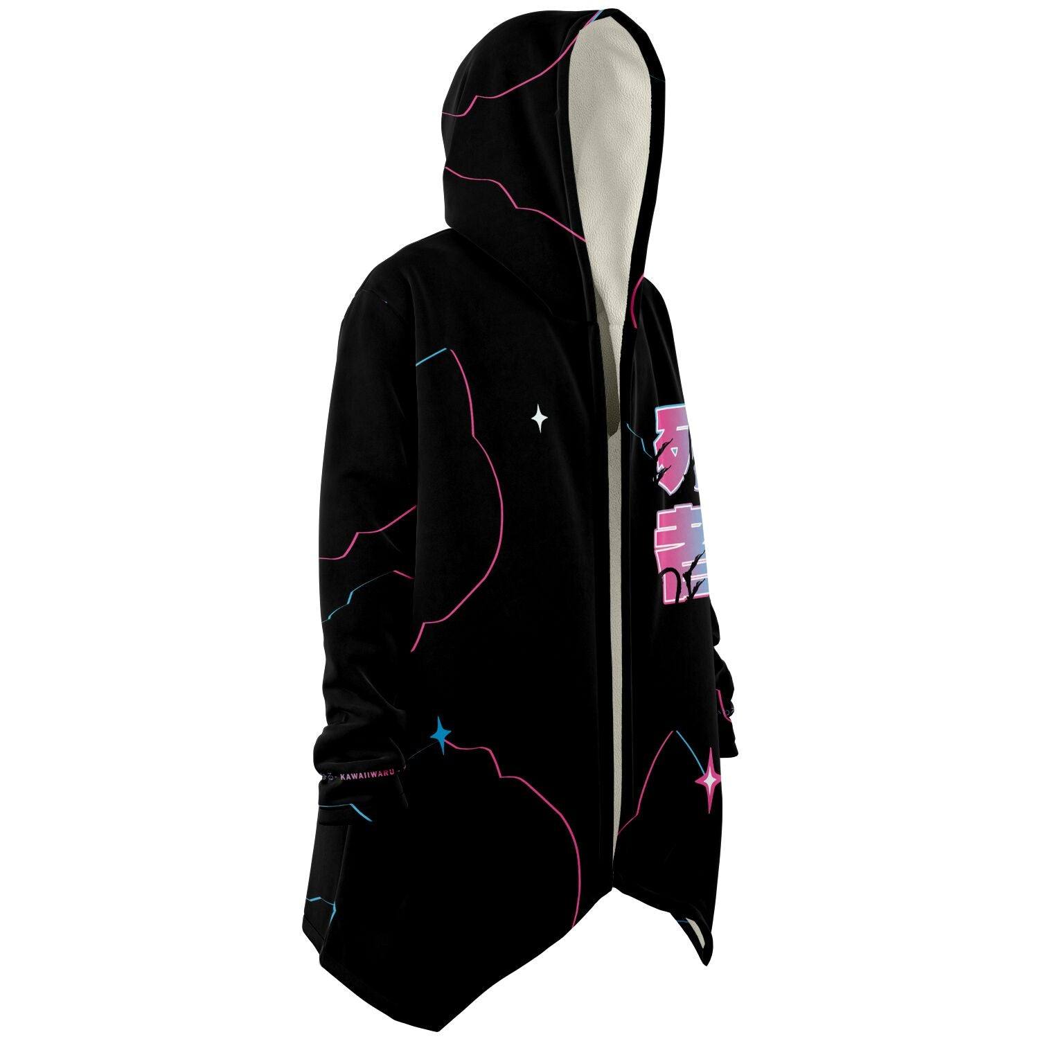 Meena - Creepy cute skeletal kawaii anime girl Cloak - kawaiiwaru