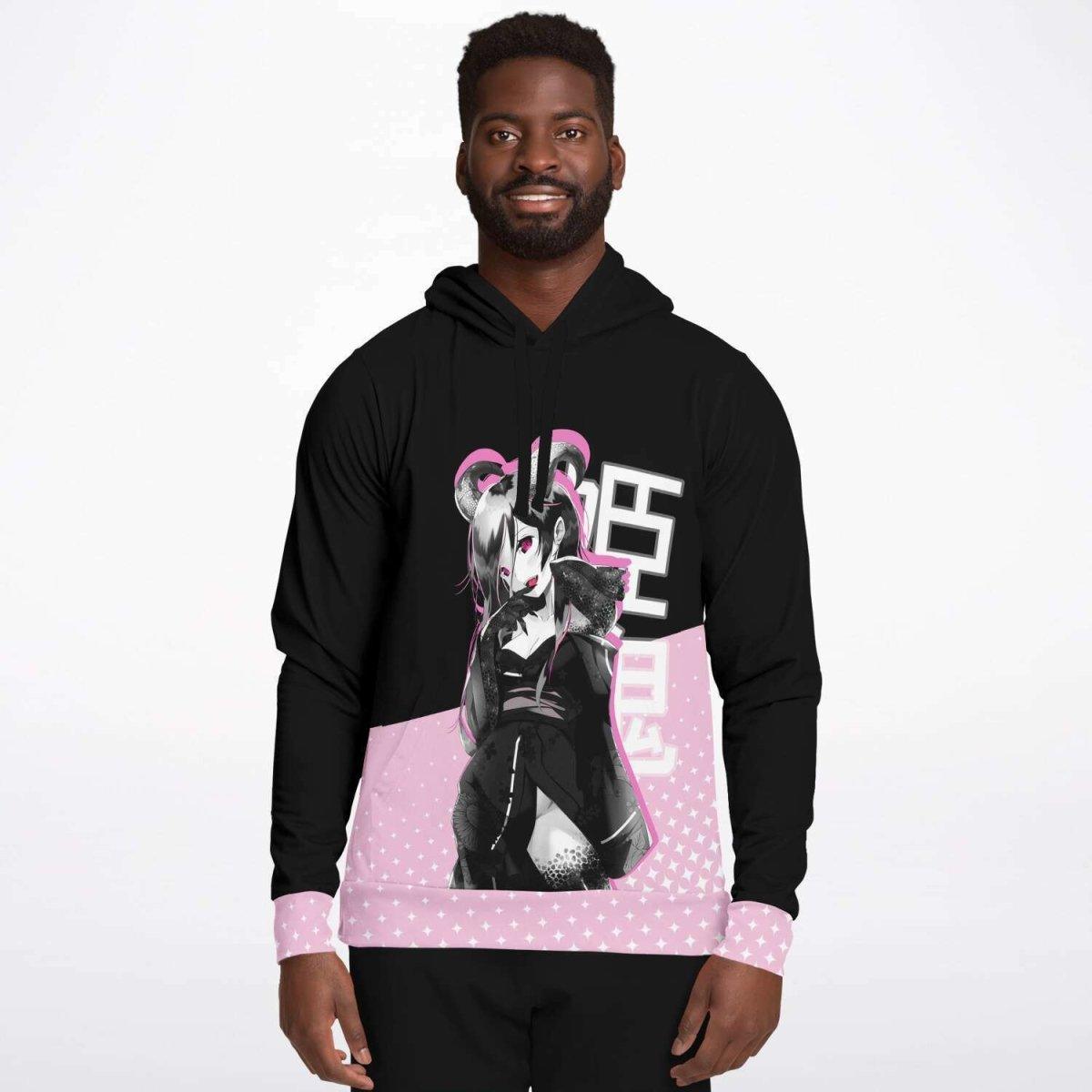 Oni-Hime Hentai Demon Kawaii Anime Girl Unisex AOP Hoodie - kawaiiwaru