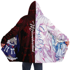 Saidah and Laylah - Dark and Light Anime Angel Twins Cloak - kawaiiwaru