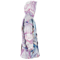 Saidah and Laylah - Dark and Light Anime Angel Twins Snug Hoodie - kawaiiwaru