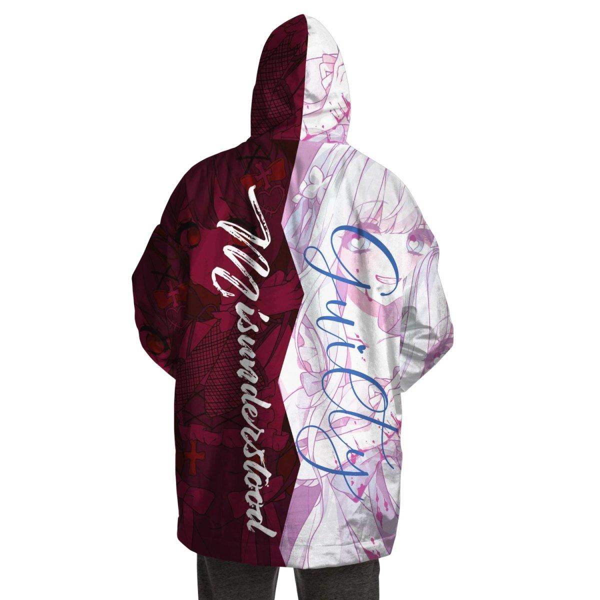 Saidah and Laylah - Dark and Light Anime Angel Twins Snug Hoodie - kawaiiwaru