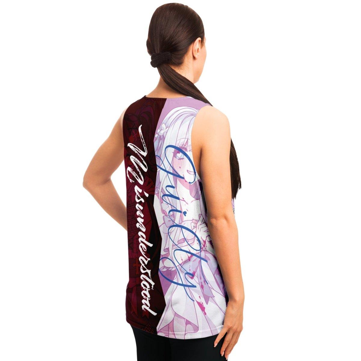 Saidah and Laylah - Dark and Light Anime Angel Twins Unisex AOP Tank Top - kawaiiwaru