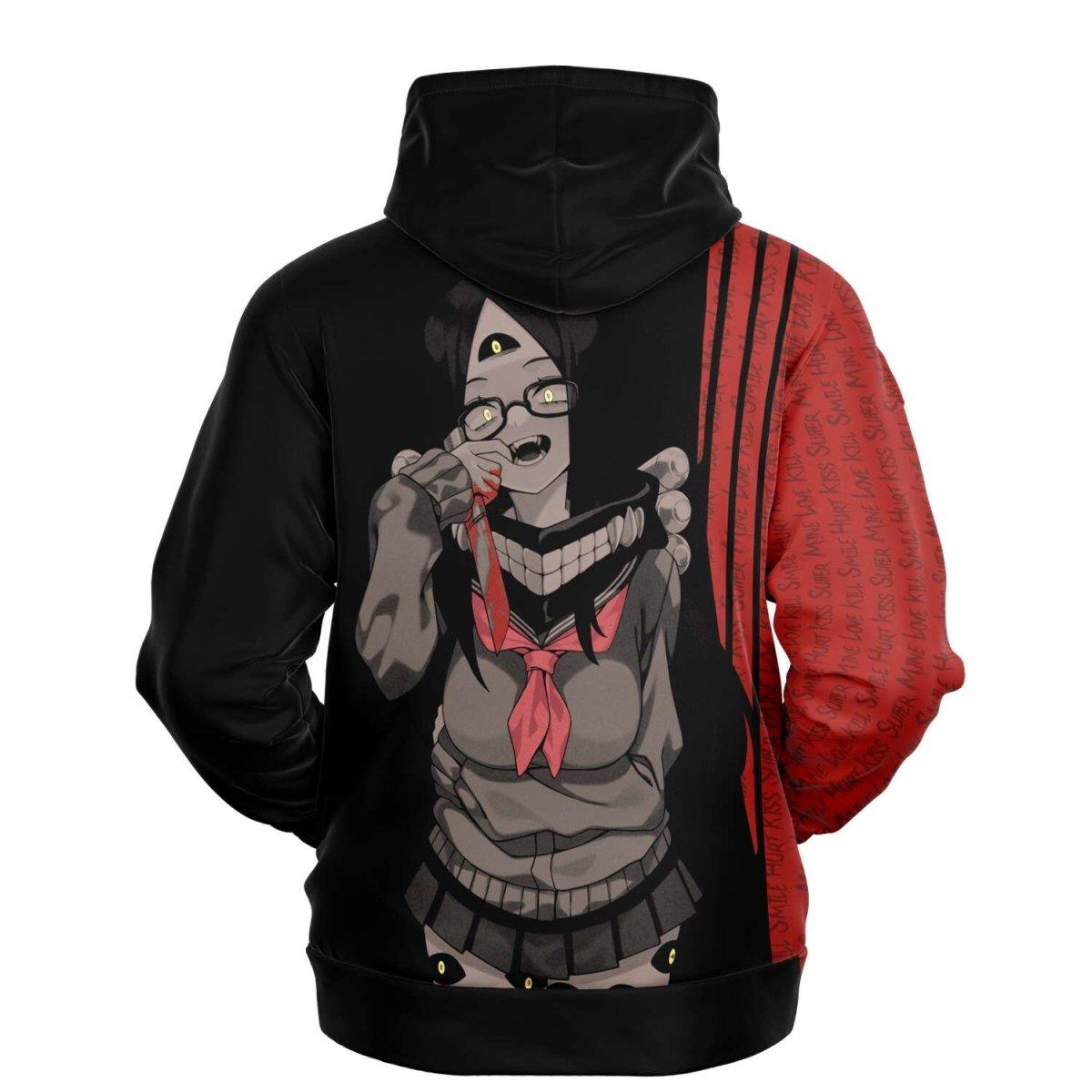 Sehen cosplaying as Himiko Toga - Dark Edition - Crazy Waifu Anime Girl AOP Hoodie - kawaiiwaru