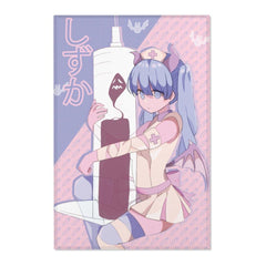 Shizuka - Kawaii creepy cute anime nurse Area Rug - kawaiiwaru