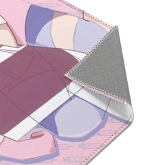 Shizuka - Kawaii creepy cute anime nurse Area Rug - kawaiiwaru