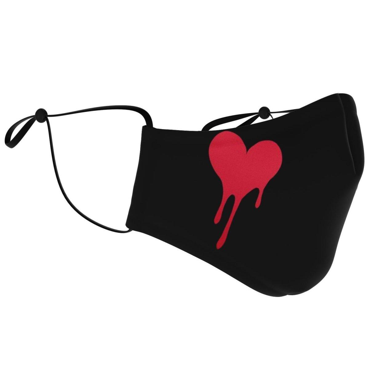 Sumairu Heart Anime Face Mask - kawaiiwaru