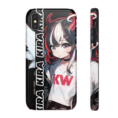 Kira - Demon Angel Elf Cyberpunk Cute anime girl iPhone samsung Snap Case