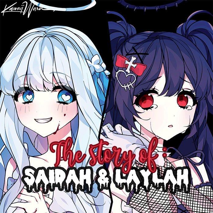 Saidah and Laylah, Kawaiiwaru light and dark angel twins