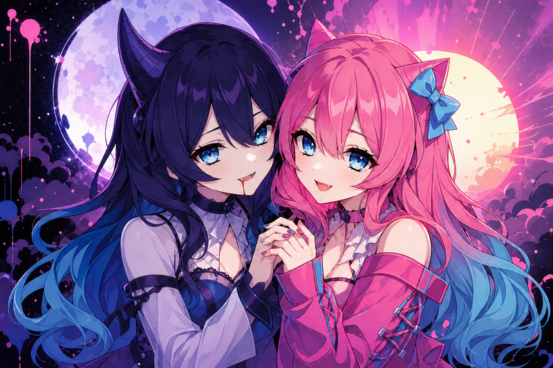 Helena and Helana - kawaiiwaru