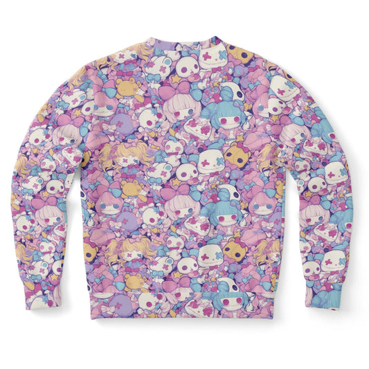 Pastel Creepy Dolls - All Over Sweatshirt