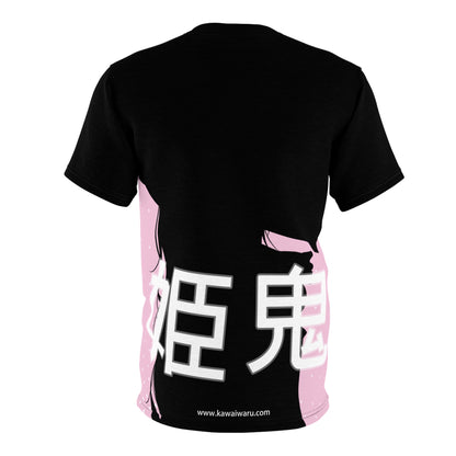Oni-Hime - Demon Princess Monochrome - All Over T-Shirt